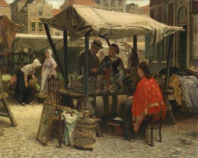 At the Flea Market by Theo Mesker